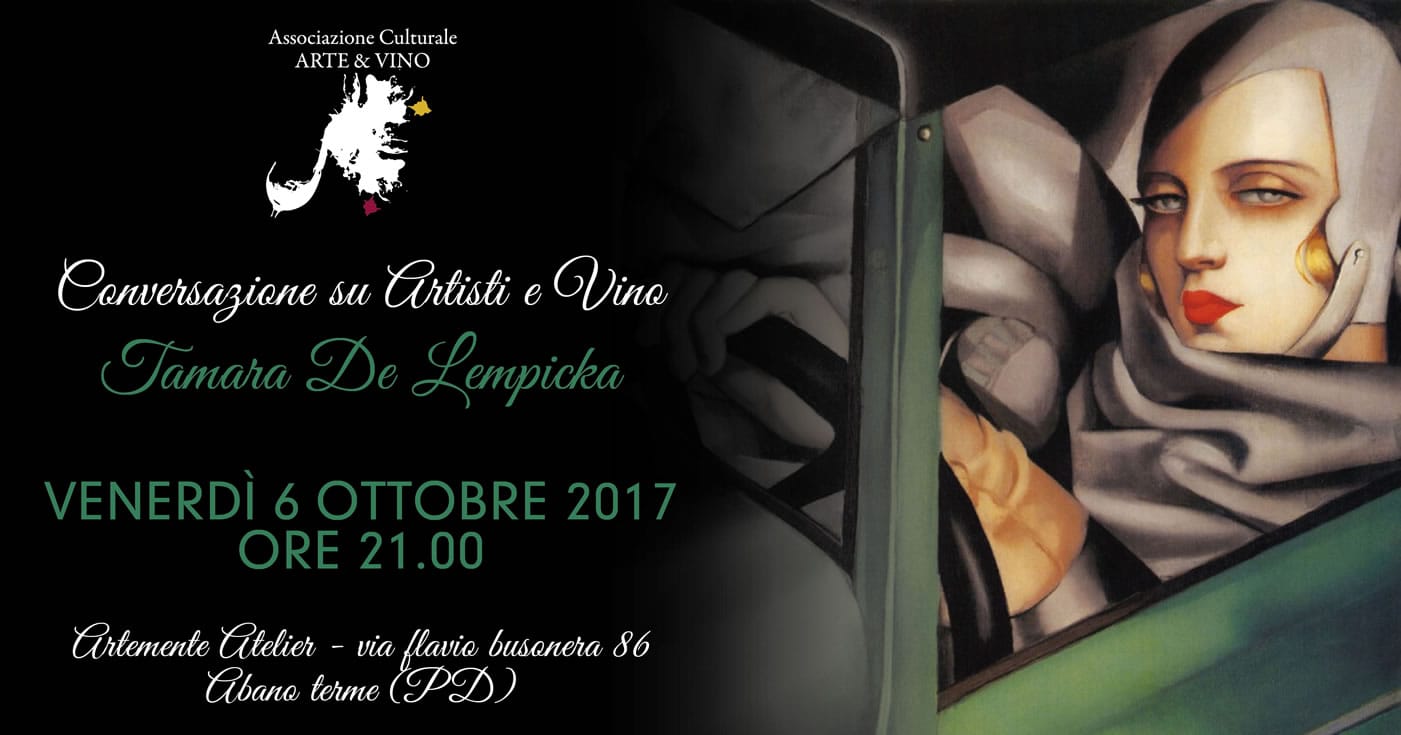 Conversazioni su Artisti e Vino: Tamara de Lempicka 1