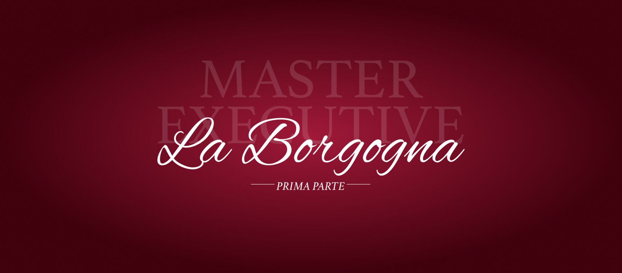 La Borgogna: Il Master Executive